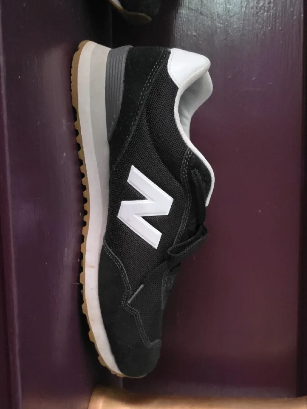 New Balance 515 Men's Athletic Shoes - Black/White
